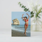 Bikini Modell tanzen Thunder_Cove Postkarte (Stehend Vorderseite)