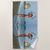 Bikini Modell tanzen Thunder_Cove Strandtuch (Vorderseite)