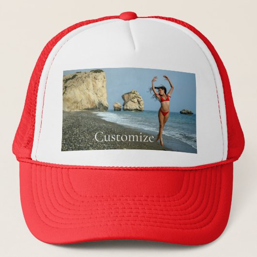 Bikini Modell tanzen Thunder_Cove Truckerkappe (Vorderseite)