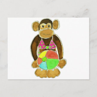 Bikini Monkey Postkarte