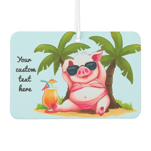 Bikini Pig Autolufterfrischer (Vorderseite)