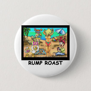Bikini Rump Roast Funny Offbeat T-Shirts & Geschen Button