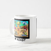 Bikini Rump Roast Funny Offbeat T-Shirts & Geschen Kaffeetasse (Vorderseite Links)
