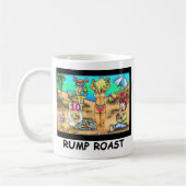 Bikini Rump Roast Funny Offbeat T-Shirts & Geschen Kaffeetasse (Links)