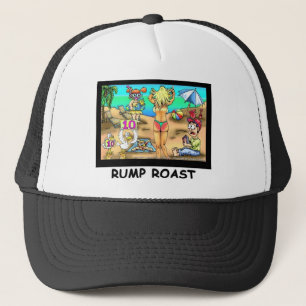 Bikini Rump Roast Lustige Unkonventionelle T-Shirt Truckerkappe