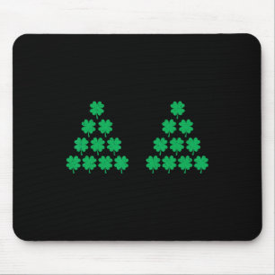 Bikini Stil Shamrock Irischer St Patricks Tag Lust Mousepad