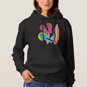 Bikini Time Tropical Summer Surfstrand Dreh Flo Hoodie