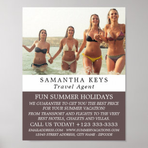 Bikini-Urlaub, Agent-Werbung Poster