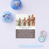 Bikini-Urlaub, Reise-Agent Werbespot Flyer (Einzeln)