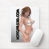 Bikini-vorbildliche Mausunterlage Mousepad (Mit Mouse)