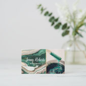 Bikini Wax Business Card Visitenkarte (Stehend Vorderseite)