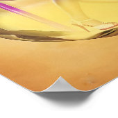 Bikini Woman Inside Cocktail Glass Wall Art, Retro Poster (Ecke)