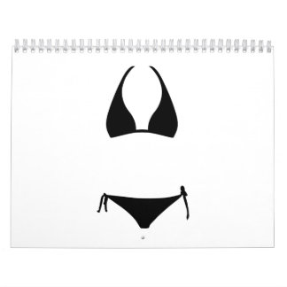 Bikinibadebekleidung Kalender