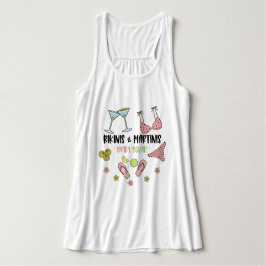 Bikinis and Martinis Bride Squad Beach Vibes Tank Top