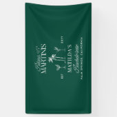 Bikinis and martinis Elegant vintage bachelorette Banner (Vertikal)