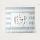 Bikinis and martinis Elegant vintage bachelorette Wandteppich (Vorderseite (Horizontal))