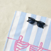 Bikinis Küsten-Junggesellinnen-Wochenende Strandtuch (Beispiel)