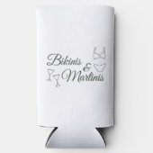 Bikinis & Martinis Bachelorette Weekend Selters Dosenkühler (Vorderseite)