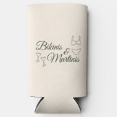 Bikinis & Martinis Bachelorette Weekend Selters Dosenkühler (Vorderseite)