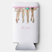 Bikinis & Martinis Junggeselinnen-Abschied Wochenn Selters Dosenkühler (Rückseite)