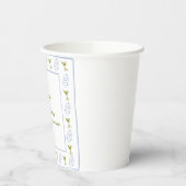 Bikinis & Martinis Olive Blue Junggeselinnen-Absch Pappbecher (Links)