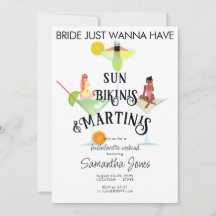 Bikinis & Martinis Tropical Pool Hen Bachelorette