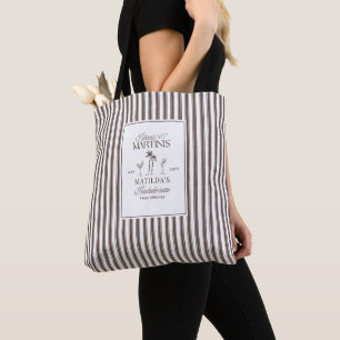 Bikinis und Martinis Eleganter vintage Junggeselli Tasche