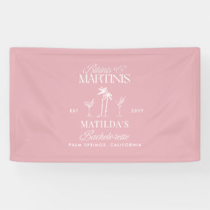 Bikinis und Martinis Elegantes Vintages Bacheloret Banner