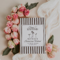 Bikinis und Martinis Elegantes Vintages Bacheloret