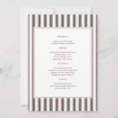 Bikinis und Martinis Elegantes Vintages Bacheloret Einladung (Rückseite)