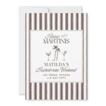 Bikinis und Martinis Elegantes Vintages Bacheloret