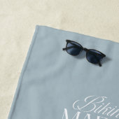 Bikinis und Martinis Elegantes Vintages Bacheloret Strandtuch (Beispiel)