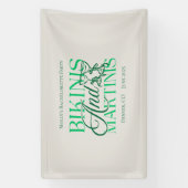 Bikinis und Martinis - Fun Junggeselinnen-Abschied Banner (Vertikal)