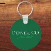 Bikinis und Martinis - Junggeselinnen-Abschied Schlüsselanhänger (Rückseite)