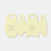 Bikins & Martinis bachelorette party yellow retro Geschenkschachtel (Ungefaltet)