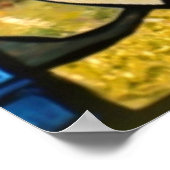 Bikram Yoga Bow Pose Dhanurasana Poster (Ecke)