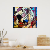 Bikram Yoga Bow Pose Dhanurasana Poster (Küche)