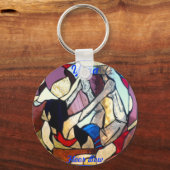 Bikram Yoga Bow Pose Dhanurasana Schlüsselanhänger (Vorderseite)