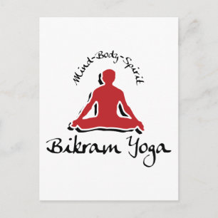 Bikram Yoga-Geschenk Postkarte