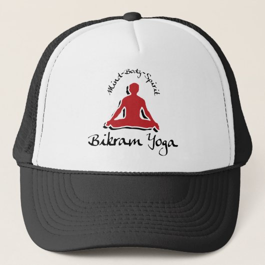 Bikram Yoga Truckerkappe (Vorderseite)