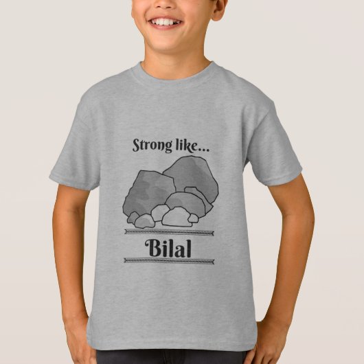 Bilal r.a.a. Shirt für moslemische Jungen (Vorderseite)