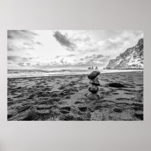 Bilanz der Beach Cairn Poster