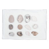 Bilanz des Lebens Zen Steine Slogan Leinwand T-S Kissenbezug (Rückseite)