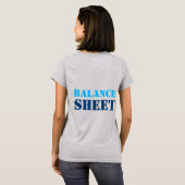 "BILANZBLATT" T-Shirt (Schwarz voll)