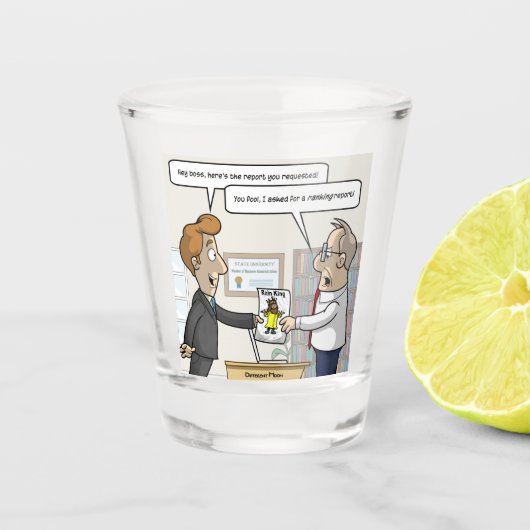 Bilanzierungsbericht Punny Shot Glass Schnapsglas (Vorderseite)