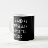 Bilanzierungsdiagramm Funny Sprichwort Kaffeetasse (Vorderseite Links)
