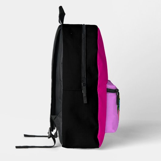 BILANZSCHWELLEN Druckknappheit Nähtasche Bedruckter Rucksack (Links)