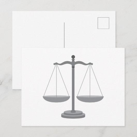 Bilanzskala Postkarte (Vorne/Hinten)