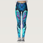 Bilateral symmetrische Kraken-Leggings Leggings (Vorderseite)