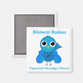 Bilateraler Trigeminal Neuralgie Krieger Magnet (Vorderseite/Rückseite)
